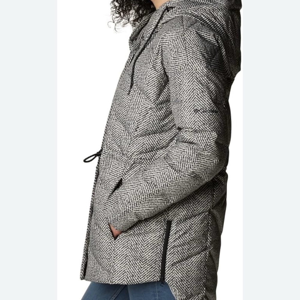 Columbia Black and White Herringbone Jacket